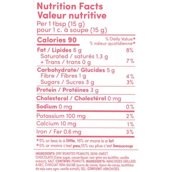 Natural Peanut Butter - Chocolate